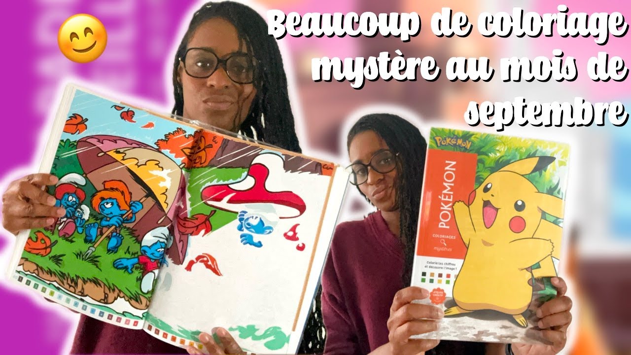 Bilan coloriage mystère et Lecture du mois de Septembre 😃