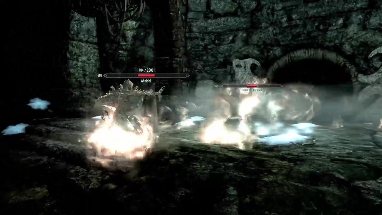 Skyrim Battles - Haknir Death-Brand & Crew vs. Brynjolf & Mercer, and Ahzidal