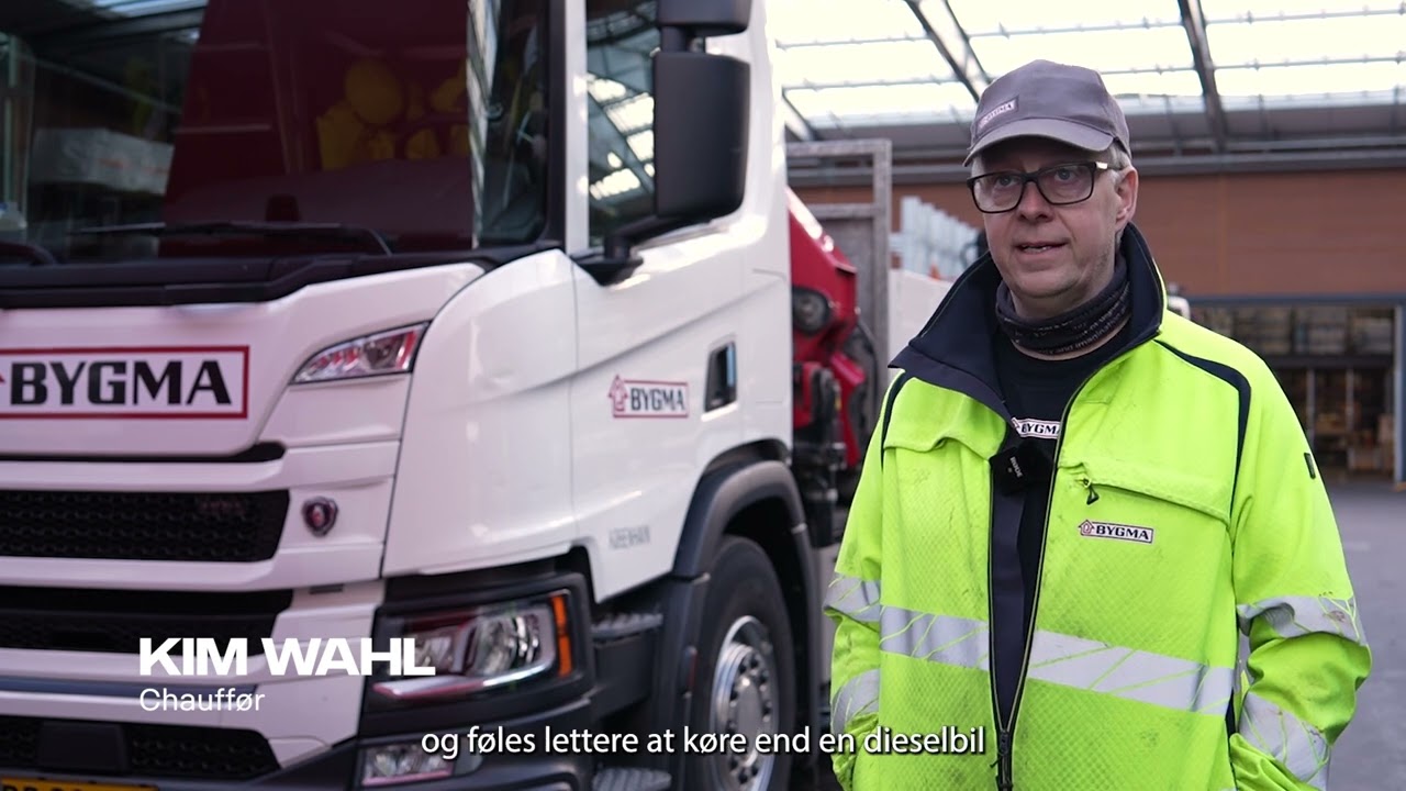 Bygma - emmisionsfri transport skal reducere udledningen af CO2