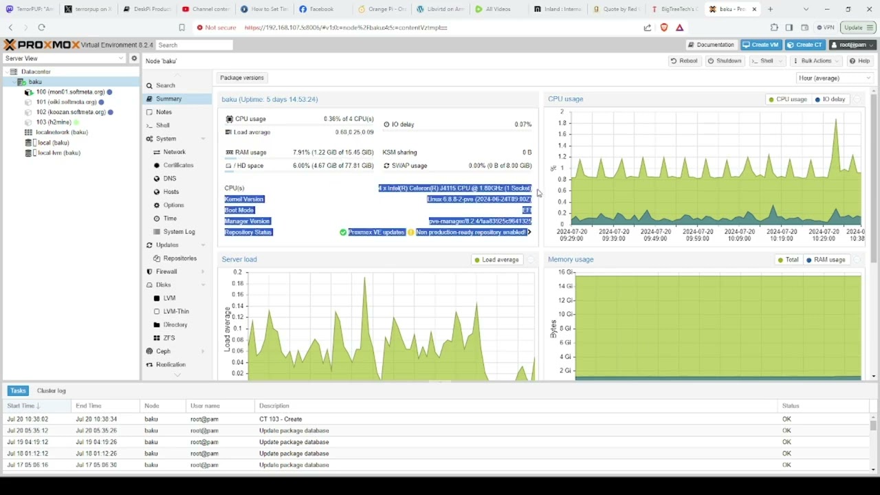 TerrorPUP -- Setup a LXC Gameserver on Proxmox