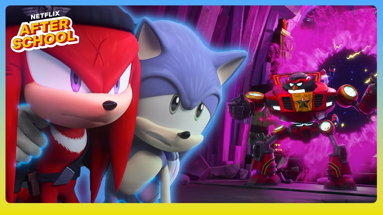 Nine DRAINS Sonic's Prism Energy 💎 Sonic Prime | Netflix Family