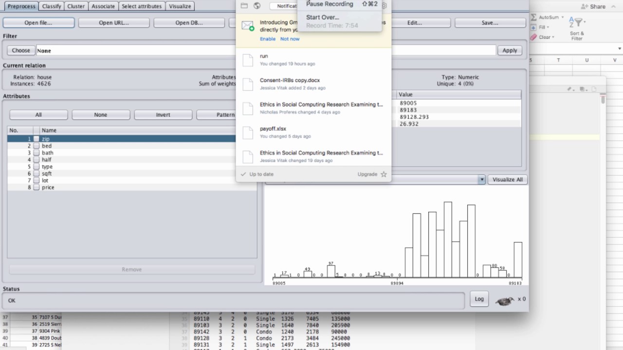 Machine Learning with Weka - regression and clustering