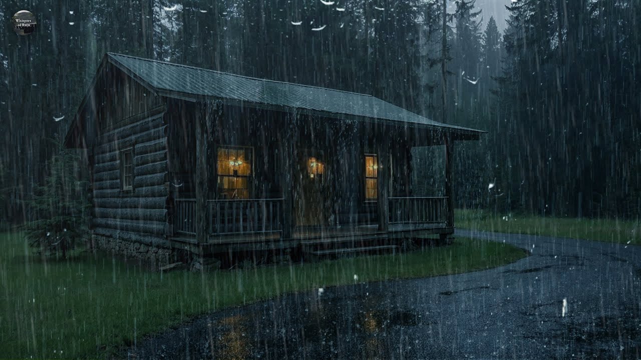 Tormenta Nocturna para Aliviar Insomnio 🌧️ Lluvia y Truenos en el Techo 💤 Relajaci&oacute;n Profunda