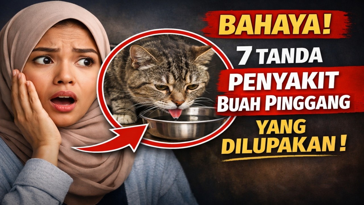 KUCING ANDA CUBA BERITAHU SESUATU? 🙀 7 Tanda SENYAP Penyakit Buah Pinggang Yang Anda ABAIKAN!