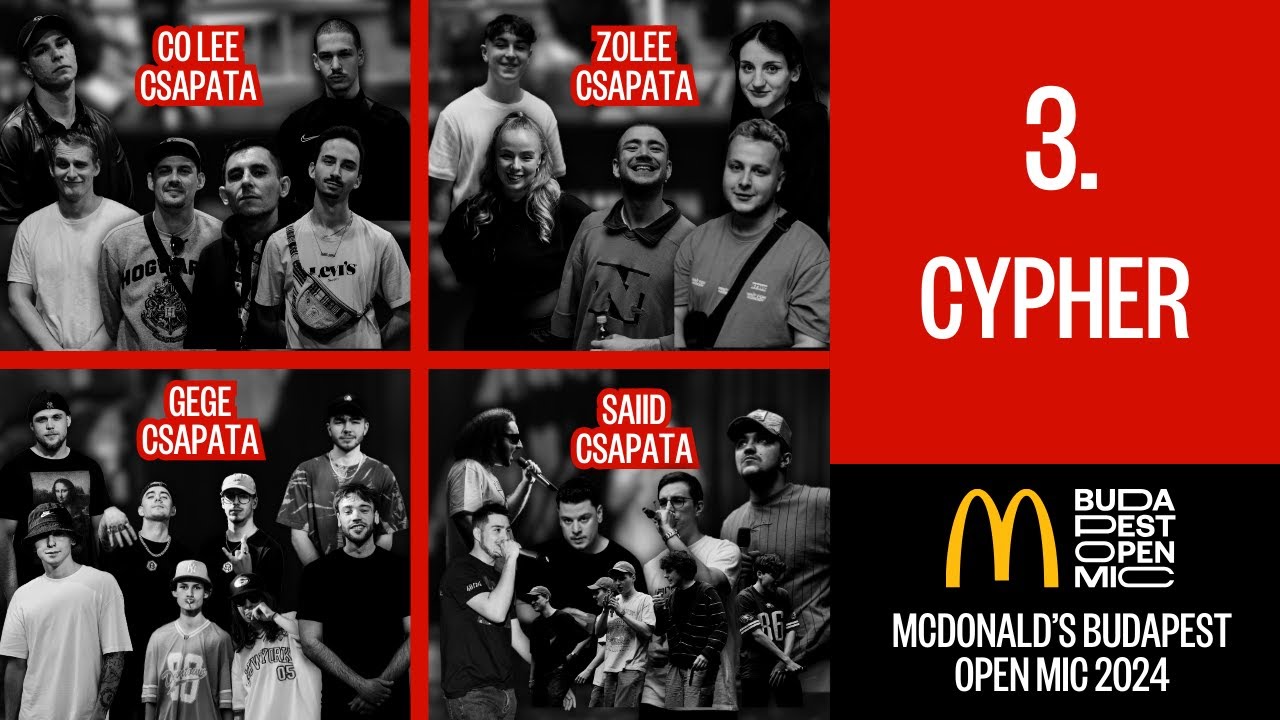 EPISODE 3 - CYPHER // McDonald's Budapest Open Mic 2024