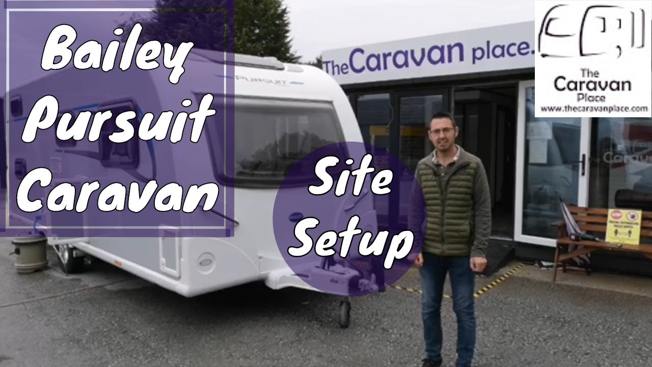 We show you how to set up a caravan on site. Bailey Caravan set up