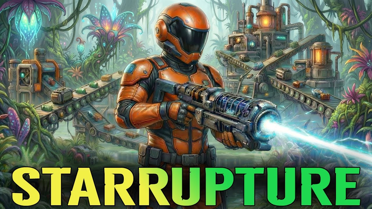 ВЫЖИВАНИЕ В STARRUPTURE | ПОСТРОЙКА БАЗЫ И ЗАВОДОВ НА ЧУЖОЙ ПЛАНЕТЕ  #7