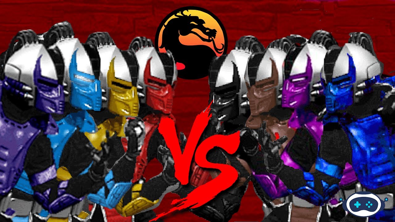 MORTAL KOMBAT MUGEN CPU MKP PROJECT- CYRAX SEKTOR SMOKE SUBZERO vs HYDRO NOOB SAIBOT RAIN TREMOR