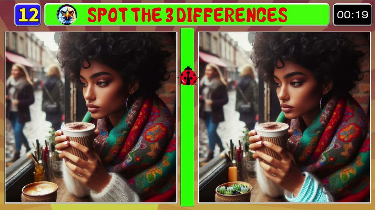Find the three differences: 15 Games for Finding Hidden Clues in Pictures