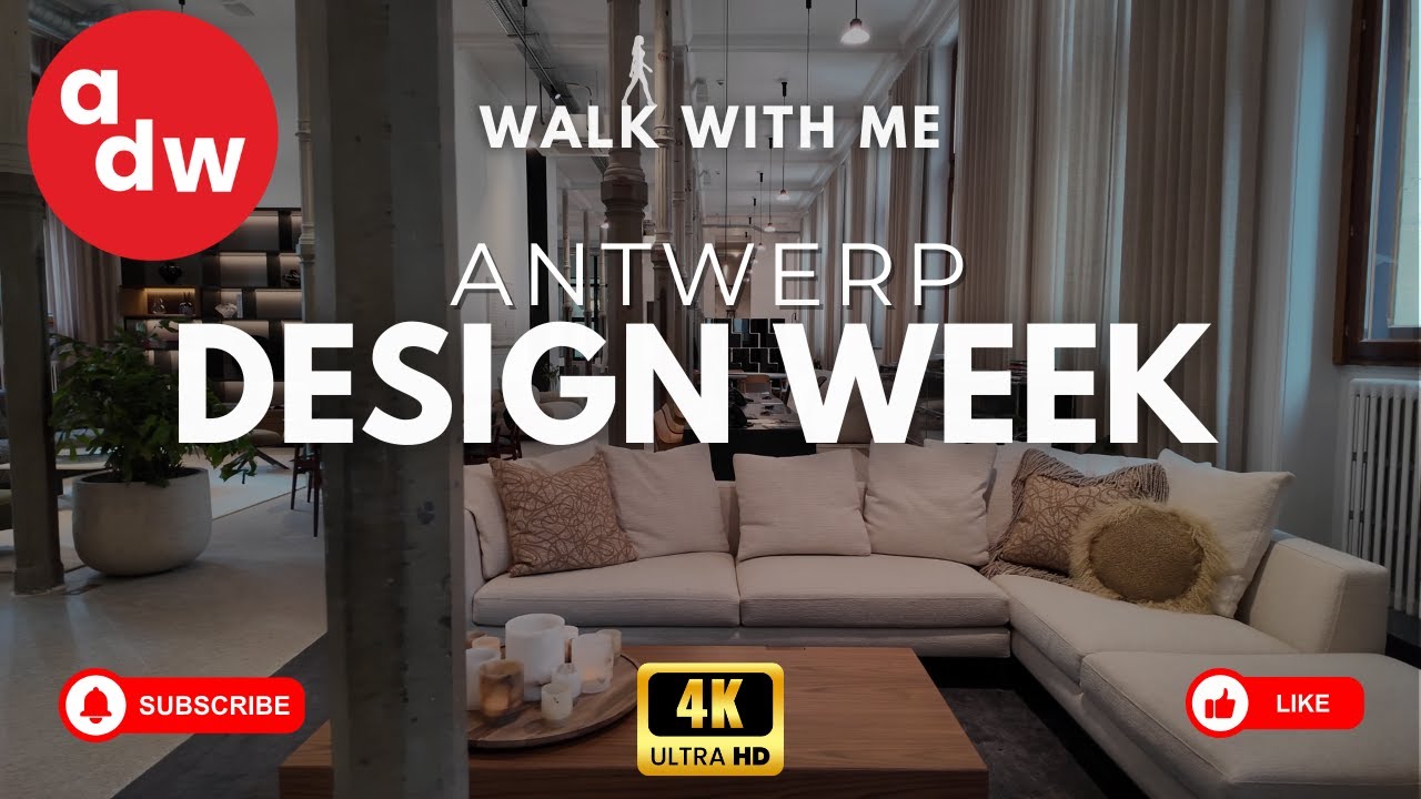 🇧🇪 [4K] Visit at Antwerp Design Week 2025 | Luxury Interior Design Highlights - Belgium