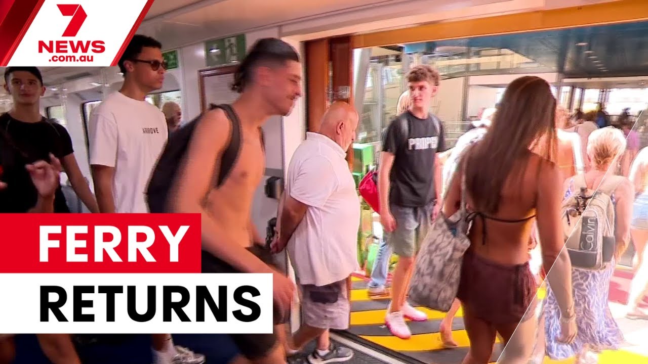 Iconic ferry Narrabeen returns to Sydney Harbour | 7NEWS