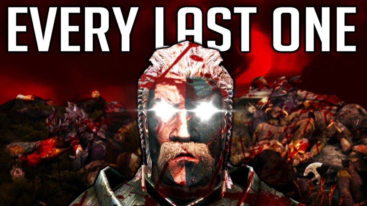 I Killed Every Elf in Skyrim