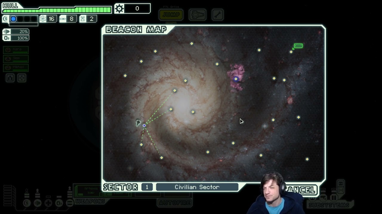 Indepth Hard Mode Playthrough of Kestrel A in FTL