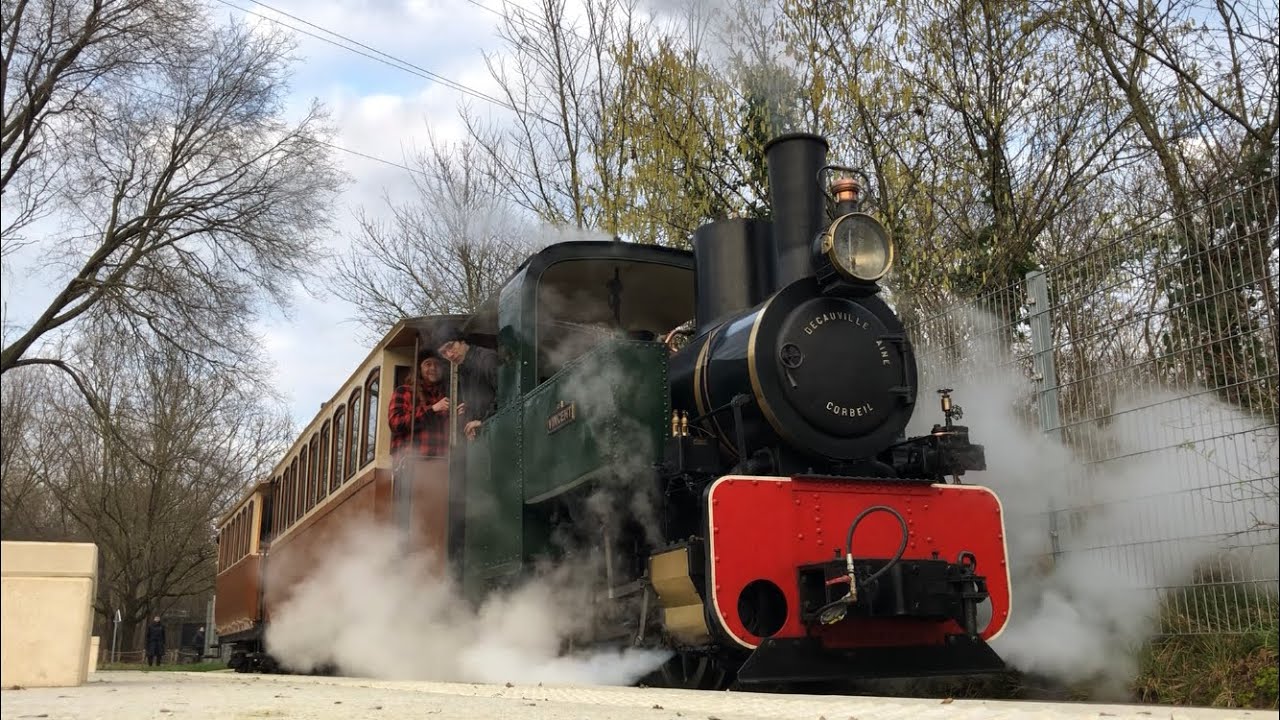 Chemin de fer des Chanteraines - Train de la galette 2025 - Locomotive Decauville - Plymouth