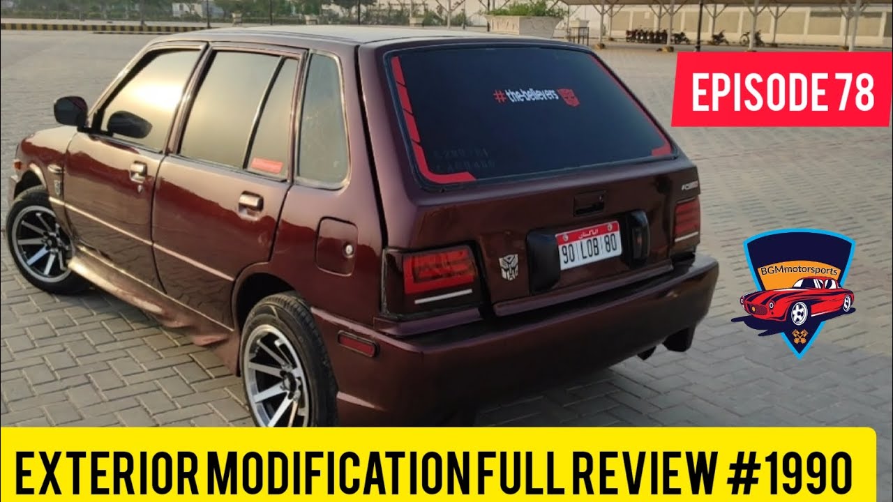 The Detailed vedio of Exterior Modification of Project Suzuki Khyber #1990. Episode 78 #gtr35#team4k