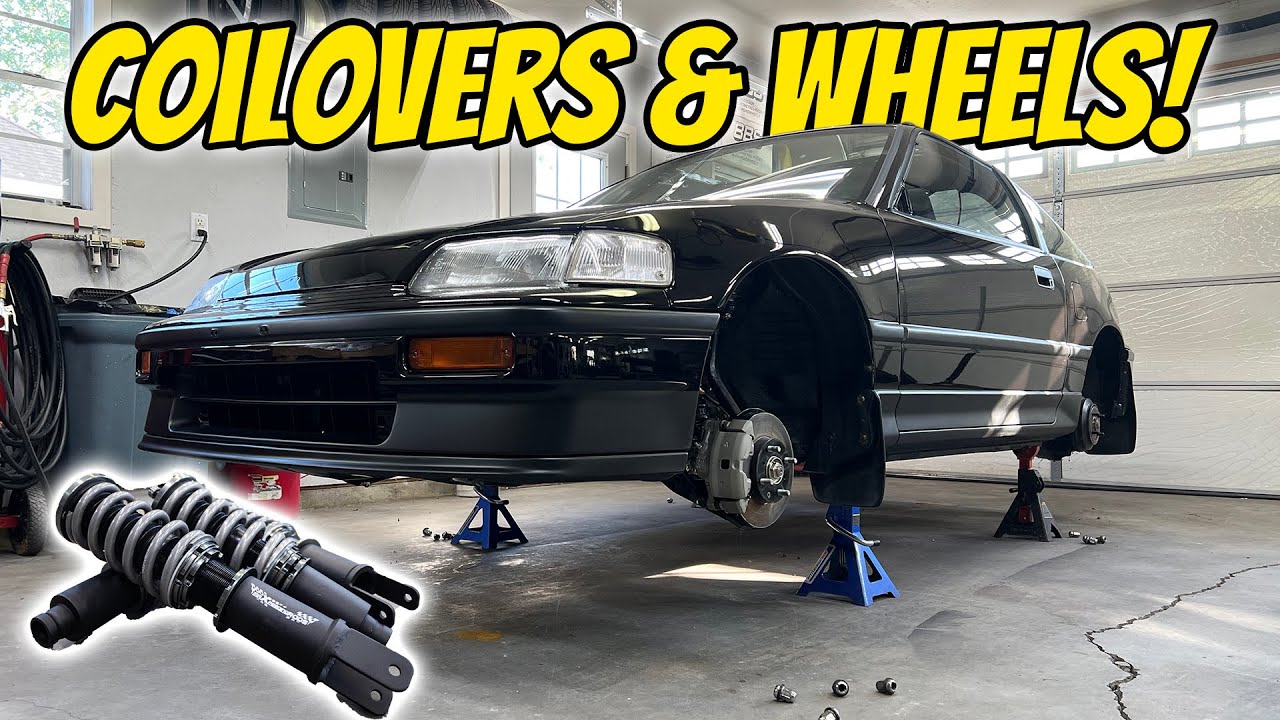 1988 CRX Si Restore, часть 42 — внешняя отделка и койловеры Maxpeedingrods T7