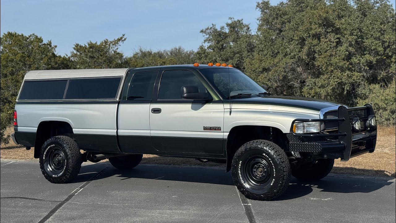 1996 Dodge Ram 2500 4x4 - 12V Cummins - Low Miles - Walk Around Idle