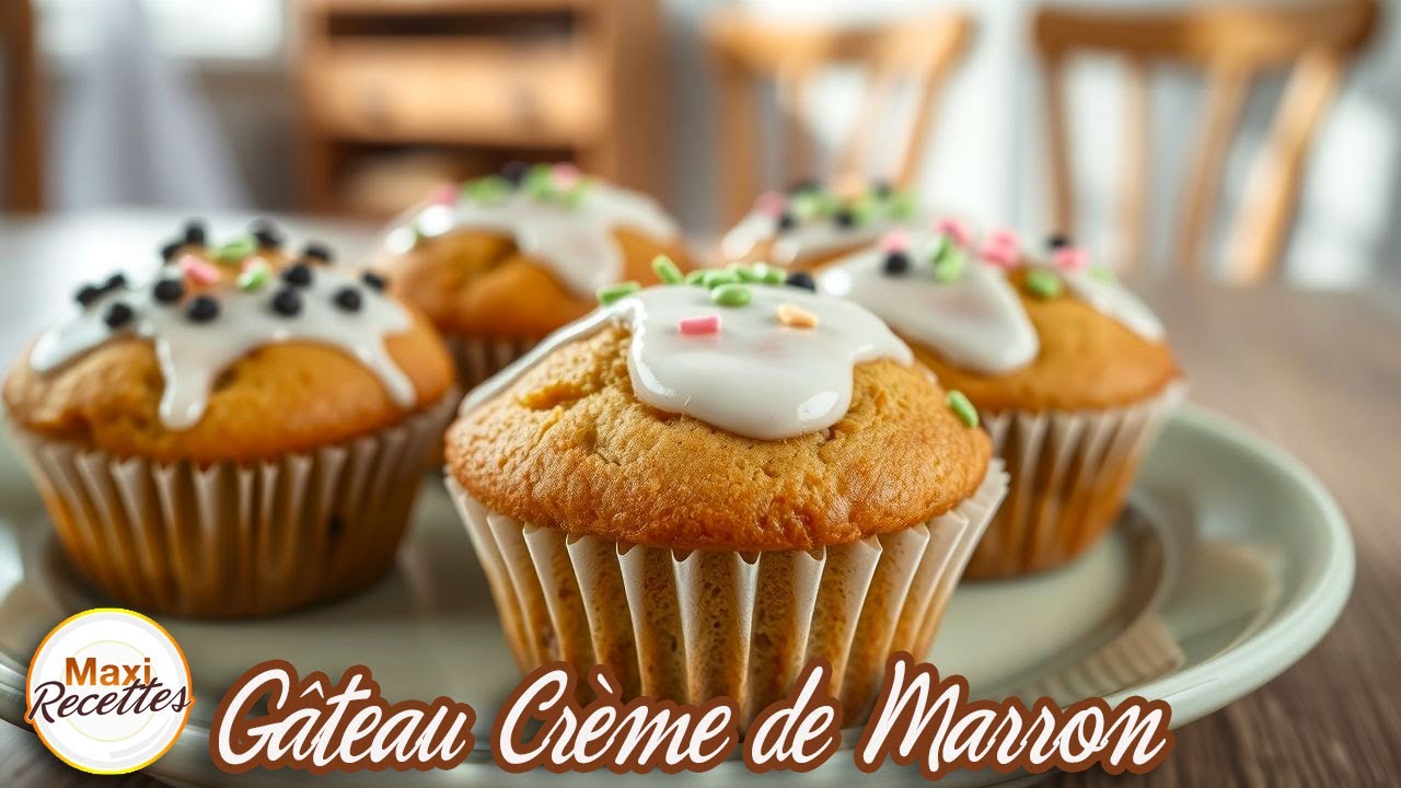 Gâteaux a la Crème de Marrons Recette Facile et Rapide
