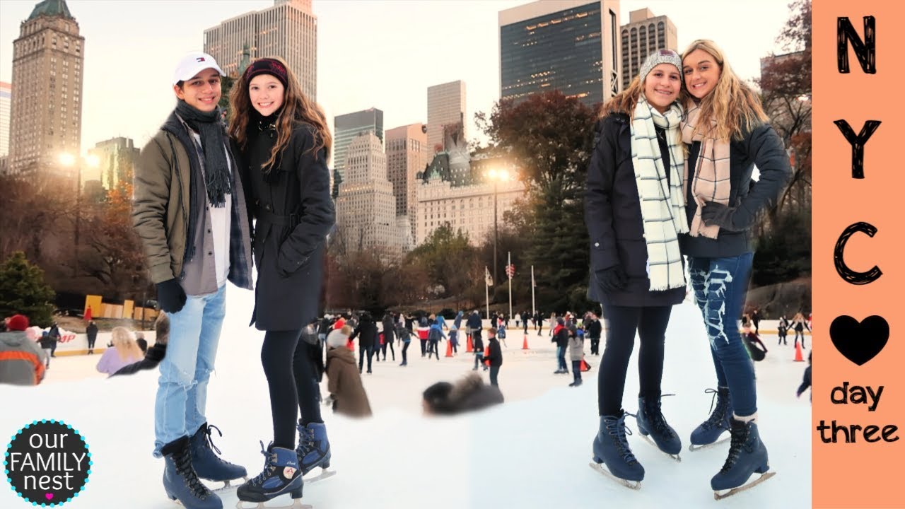 ROMANTIC ICE SKATING DATE  & BLACK FRIDAY SHOPPING IN NYC