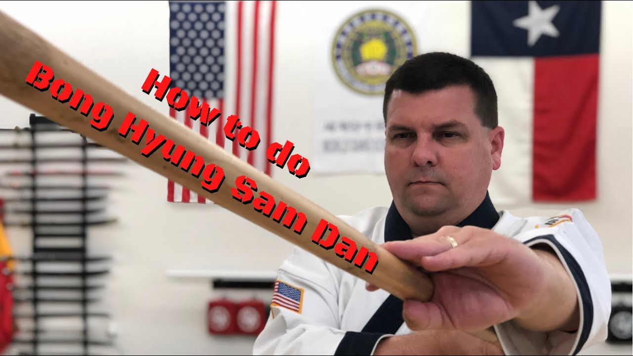 How to do Bong Hyung Sam Dan (Staff Form 3)