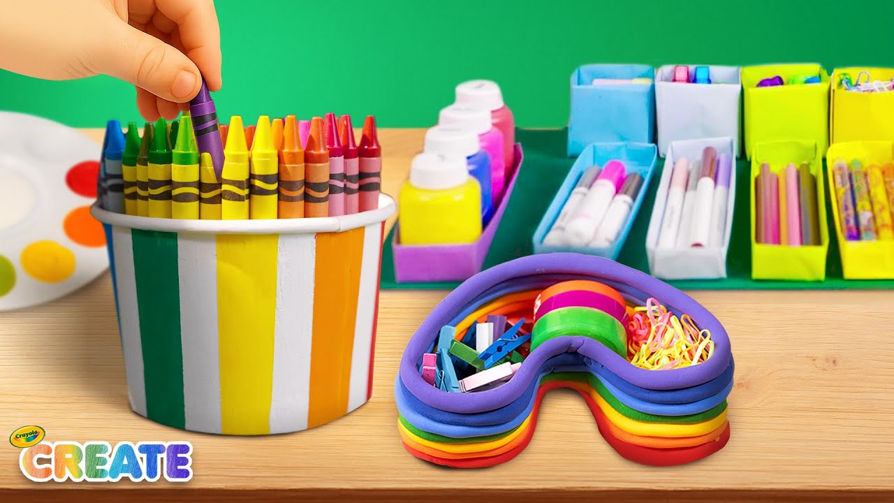 DIY Desk Organizer for Kids | Creative Back-to-School Crafts