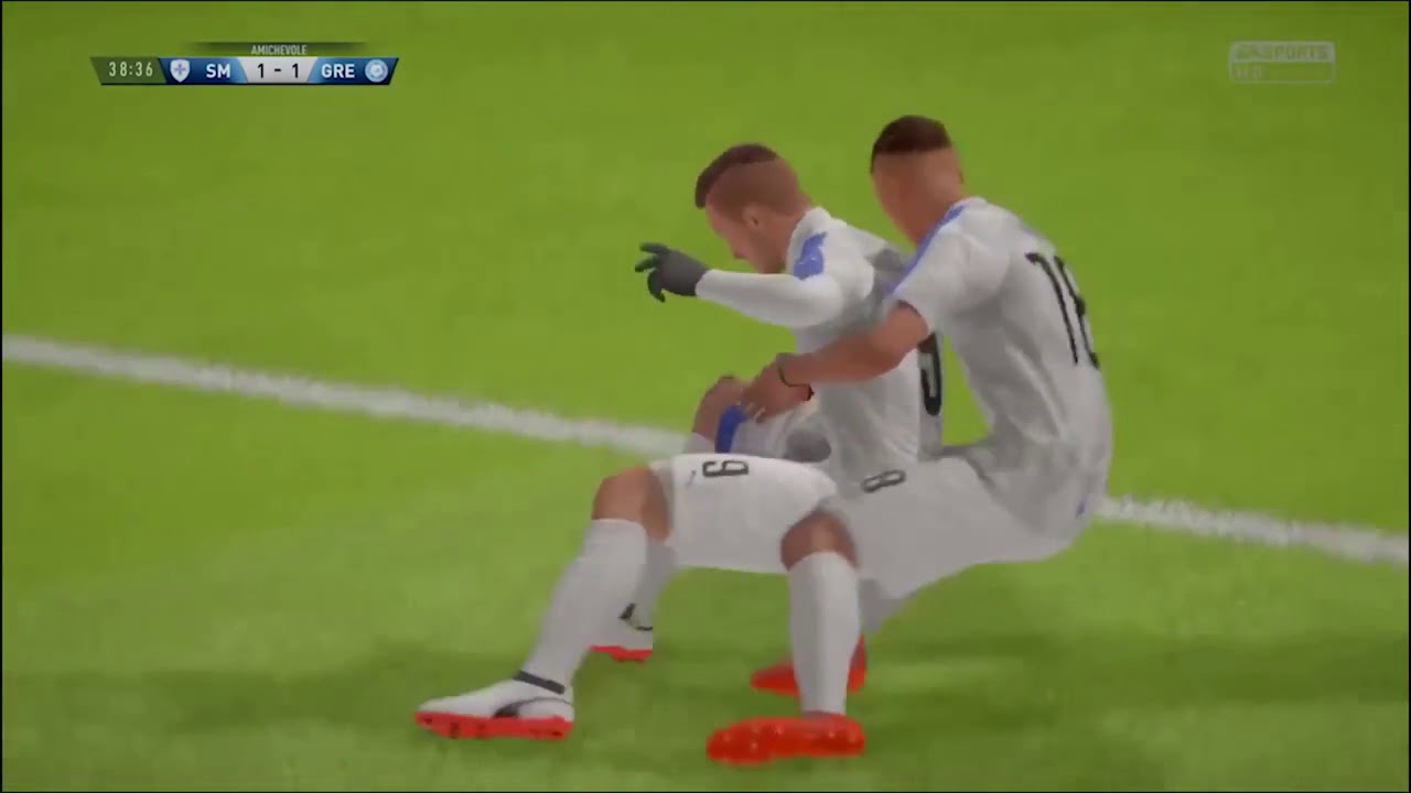 San Marino vs Grecia FIFA 18 - Telecronaca Il Divin Peluso