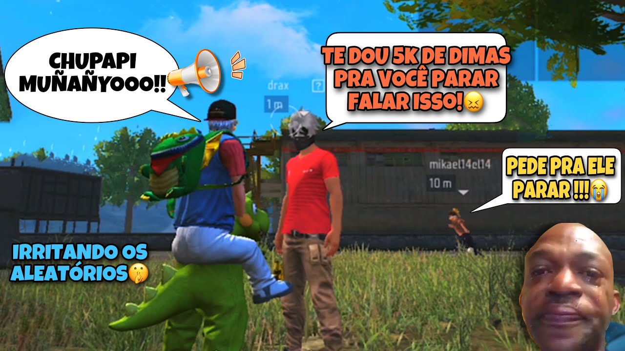 DUVIDO VOCÊ VER ESSE VÍDEO DO CHUPAPI IRRITANDO ESSE SQUAD SEM RIR! 🤣