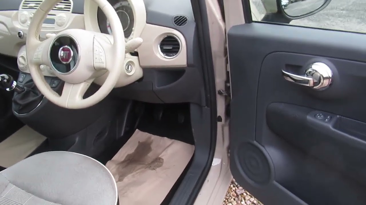 DL64YXW FIAT 500 1.2 LOUNGE, 69K, HISTORY IN CAPPUCINO!