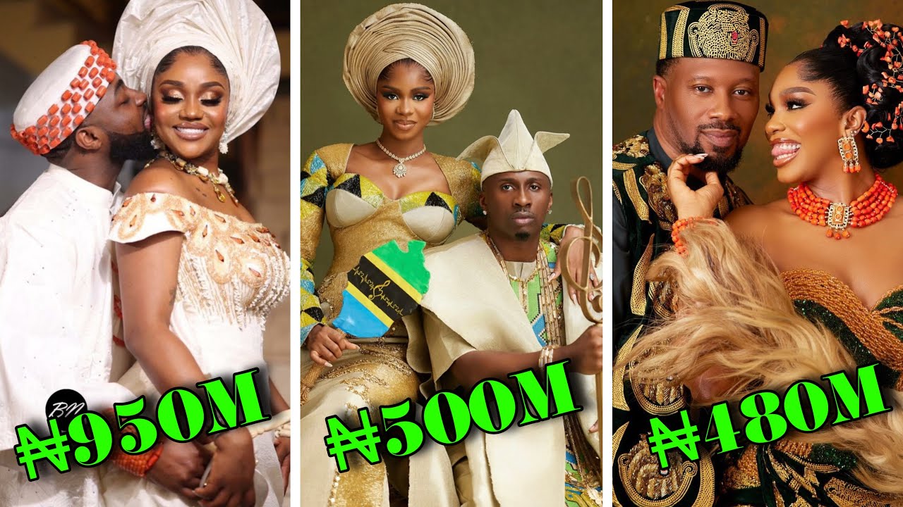 Inside Nigeria's Most Expensive Celebrity Weddings! No.1 Will Leave You Speechless