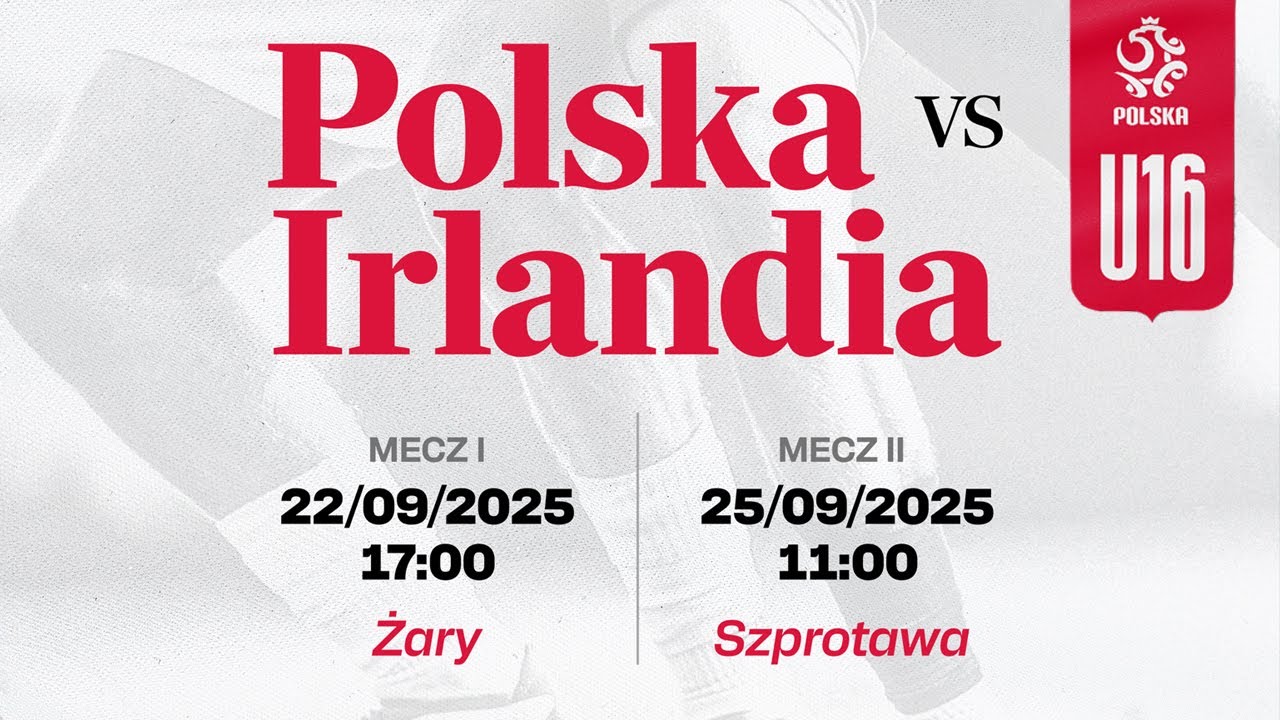 U16 - POLSKA - IRLANDIA, II mecz: Szprotawa 25.09.2025