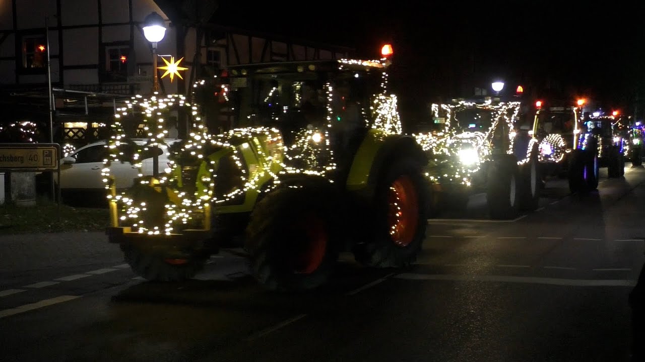 Traktor Lichterfahrt Haltern 2025