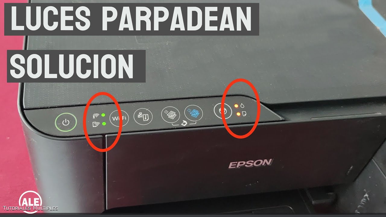 Impresora Epson L3150 Parpadean Todas Las Luces