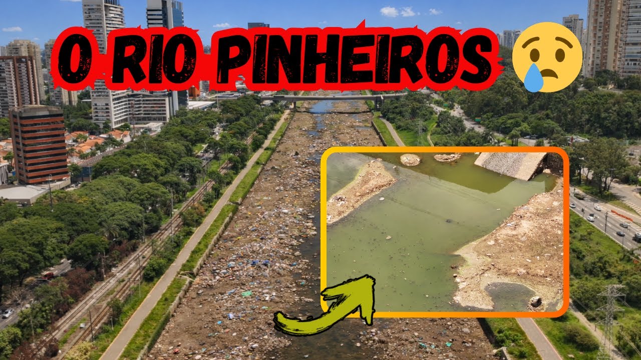 Rio Pinheiros REVELA SEU PIOR CENÁRIO nunca visto APÓS SECA
