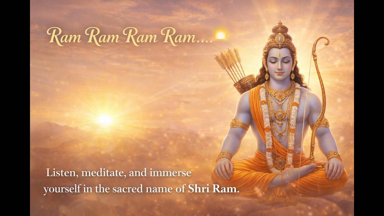 🌺Ram Ram Jap🌺| Morning Vibes| Peaceful Feel | Guru Kripa Dhara