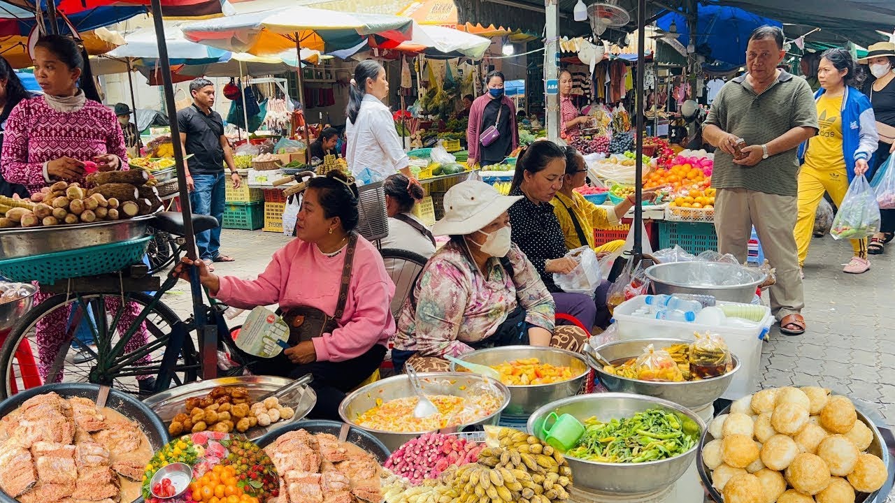 Best Market Food Tour in Phnom Penh - Amazing Skills, Cambodia’s Streets Food Selling