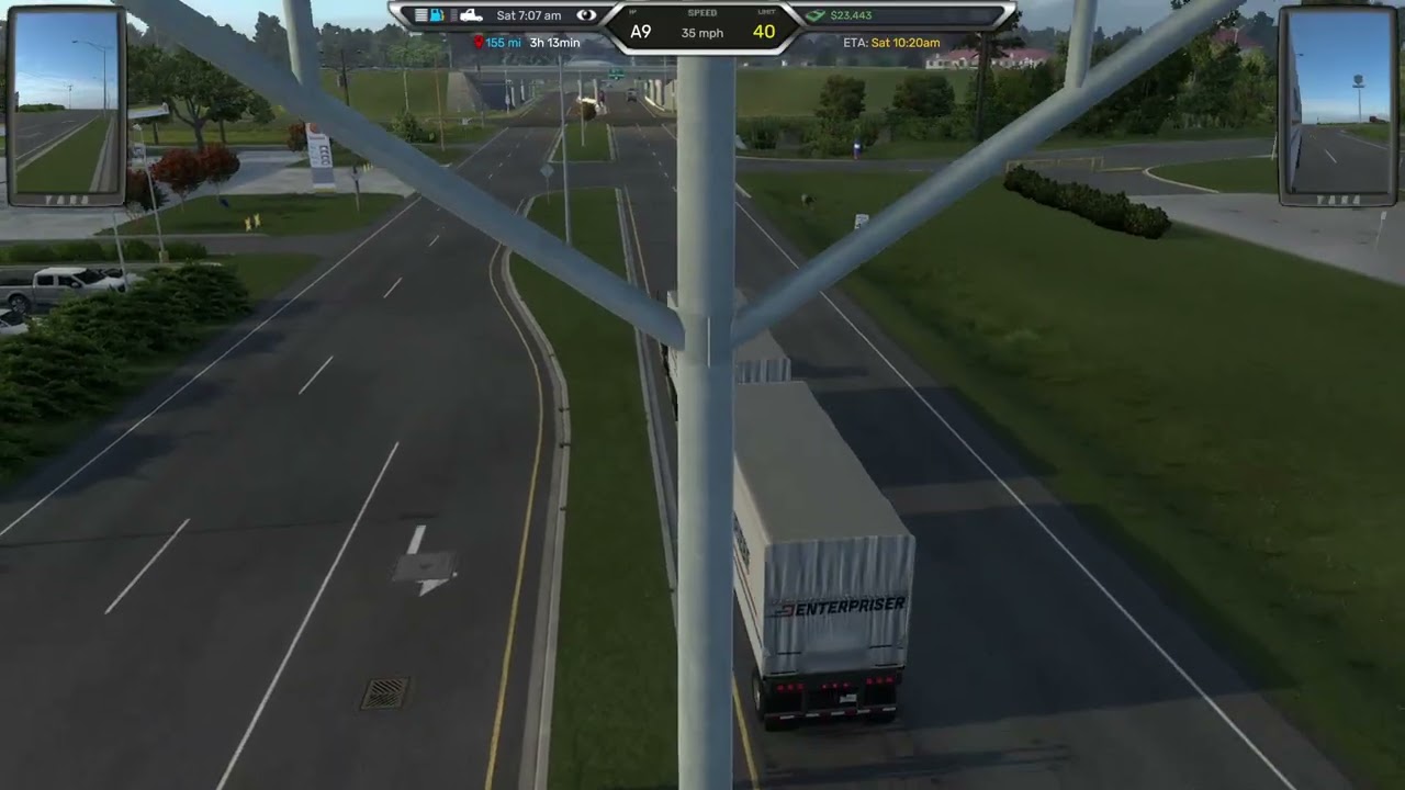 Americantruck Simulator -5- DLC Lousiana - I finished the Cruising Louisiana event but...