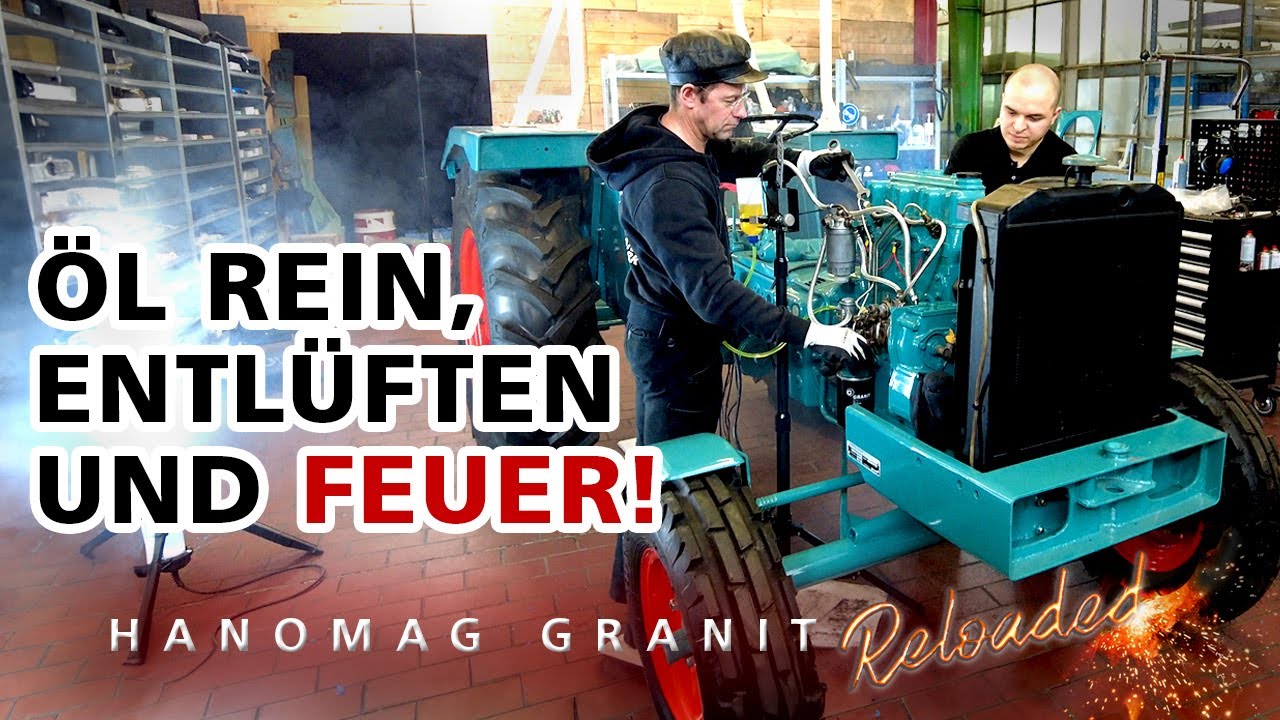 Traktor-Motor zusammengebaut - springt er an? | Hanomag Granit Reloaded