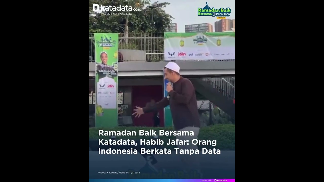 Ramadan Baik Bersama Katadata, Habib Jafar: Jadi Muslim Kaya Hati, Bukan Cuma Kaya Materi