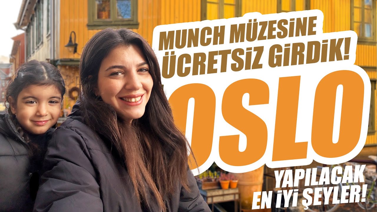Oslo'nun en iyi kahvecileri, lezzet durakları! / Scream tablosunu ücretsiz gördük! | Oslo Vlog 2