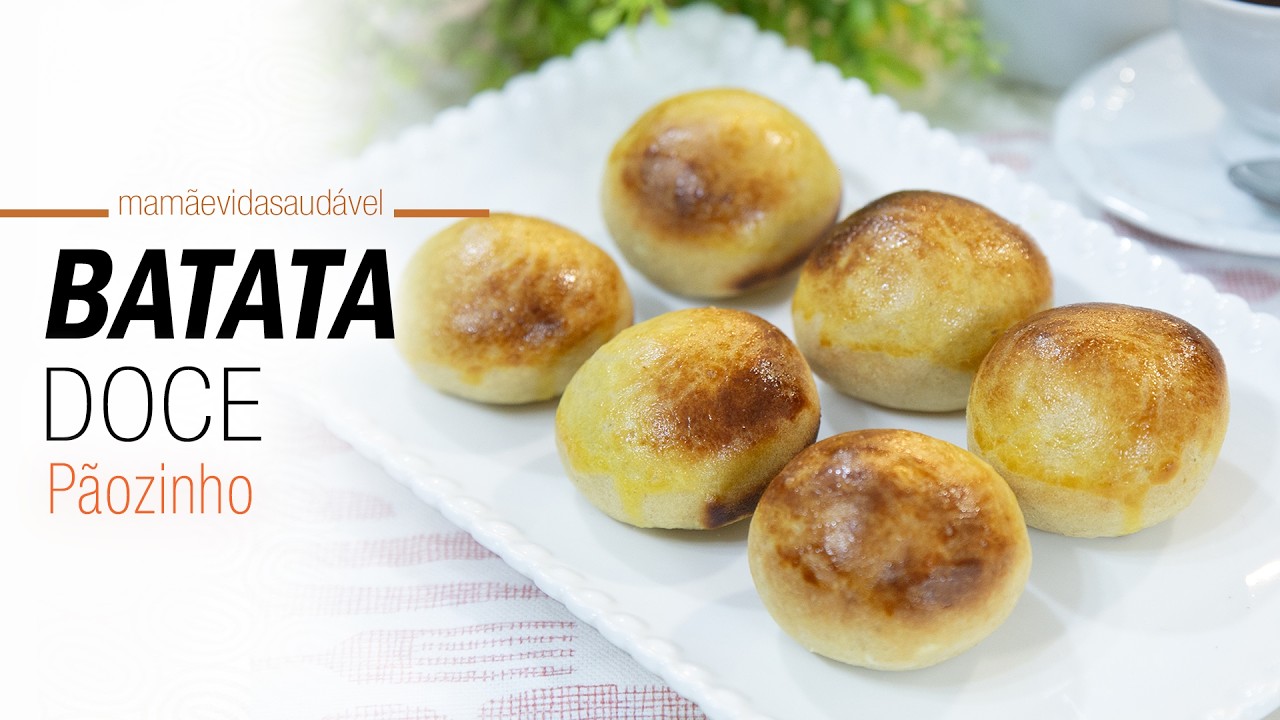 PÃO DE BATATA DOCE COM AVEIA - Fácil, macio e delicioso - Mamãe Vida Saudável