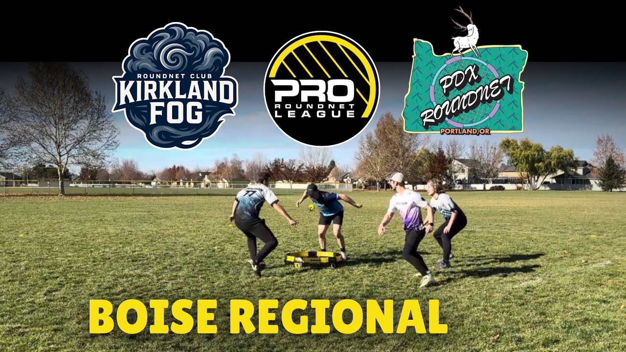 Kirkland Fog vs Portland Riot - Pro Roundnet League Boise Regional : Erick/Andy vs Trey/Ryan