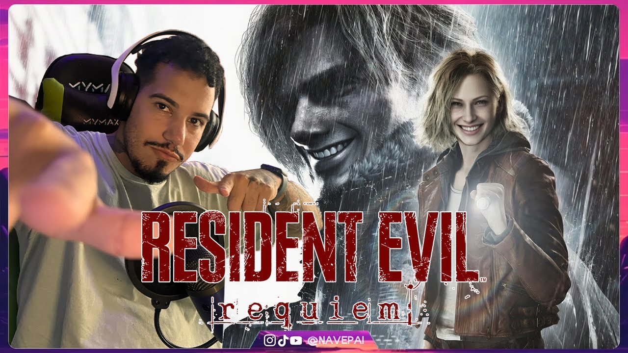 [NAVE LIVE] RESIDENT EVIL SE JOGA A NOITE | RESIDENT EVIL REQUIEM | PS5 PRO | PARTE 1