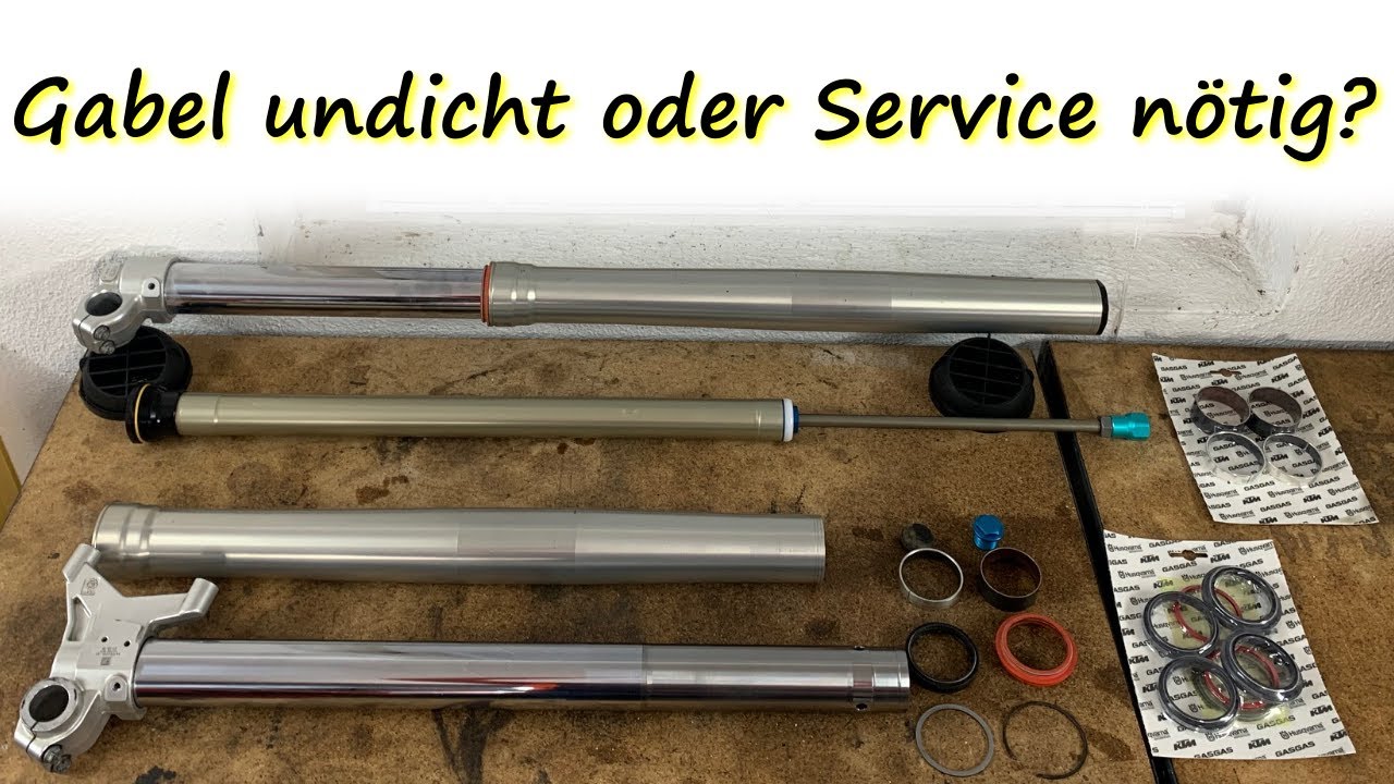 Kleiner Gabelservice / Tutorial / KTM / Husqvarna / WP / Simmerringe / Staubkappen / Gleitbuchsen