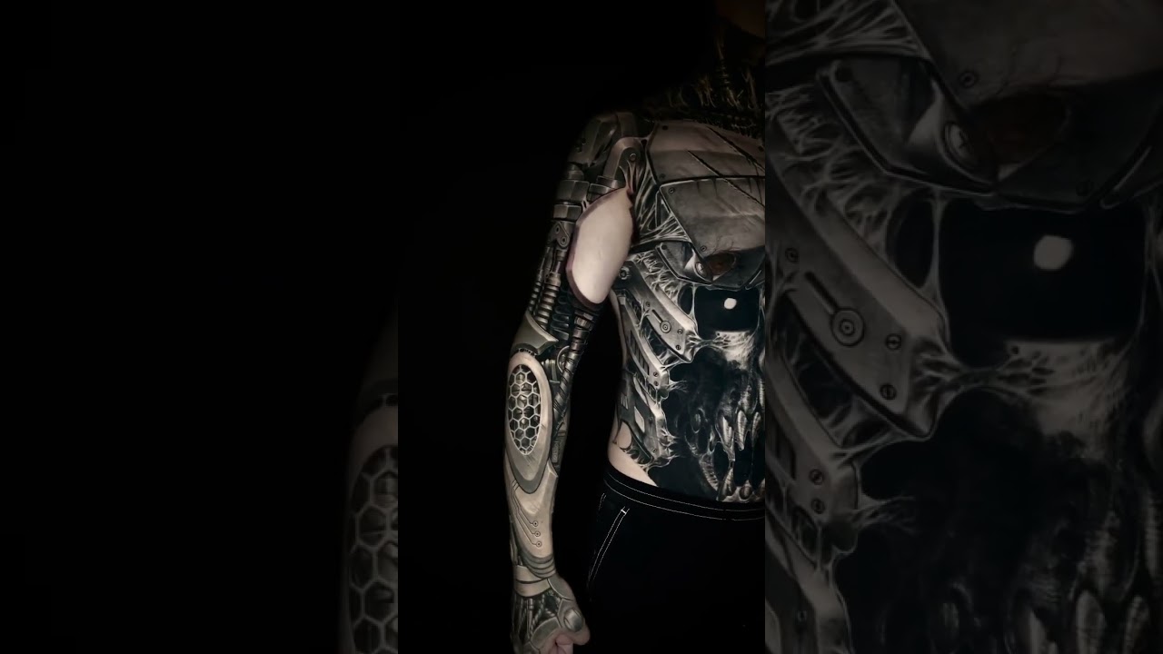 Robotic 😳😍 arm looking #tattoo by artist: @hengyue_newassassin_tattoo