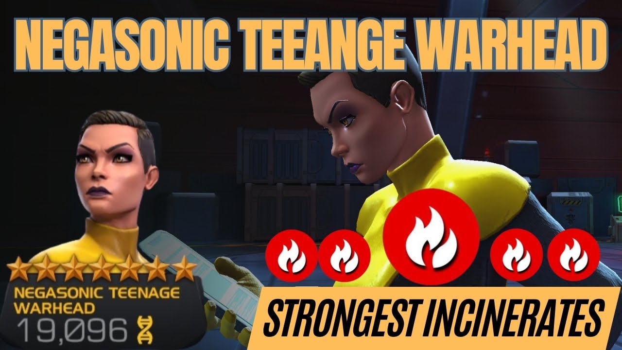 How to Use Negasonic | Strongest Incinerates | Ultimate DOT Champion | MCOC