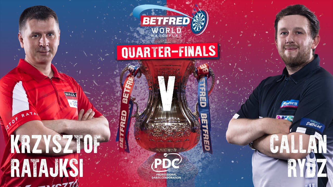 PDC World Matchplay 2021 Quarter-Final Krzysztof Ratajski v Callan Rydz 2021 07 22 HUN