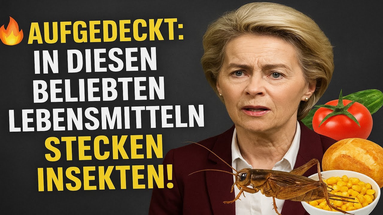 🚨 Aldi, Lidl, Rewe & Co.: Aufgedeckt - In diesen Lebensmitteln sind Insekten!