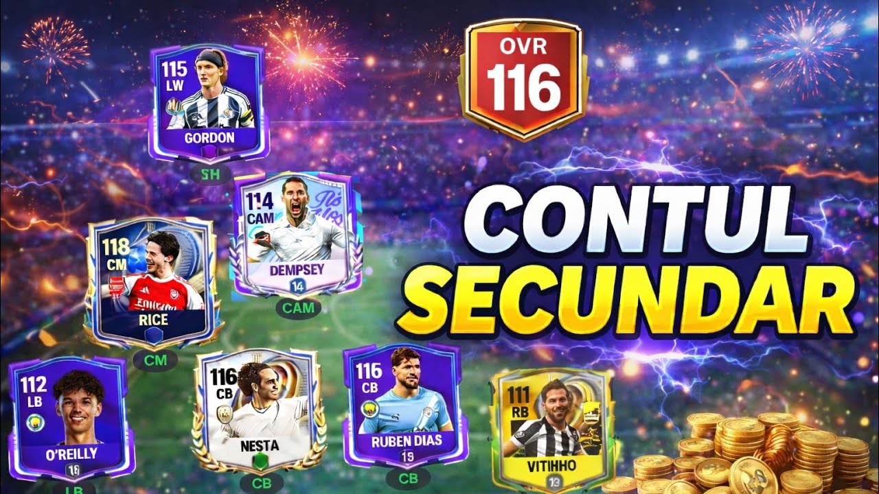 AM FĂCUT 116 OVR PE CONTUL SECUNDAR 😱🔥 Road to Glory în FC Mobile!