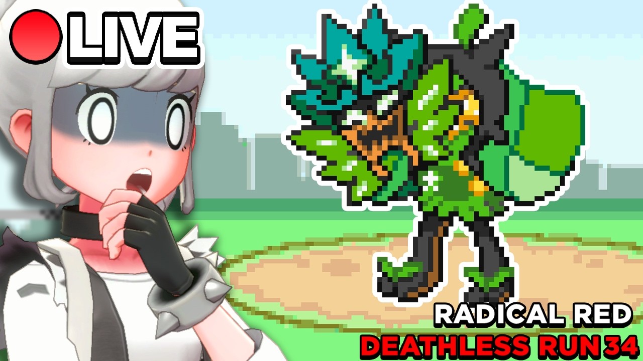 🔴LIVE DEATHLESS RUN 33💦 POKEMON RADICAL RED NUZLOCKE💦 !GIFTIES