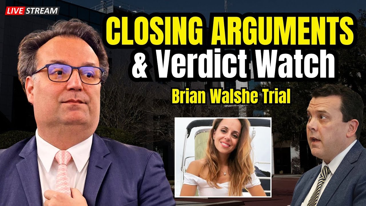 LIVE: Brian Walshe Trial – Closing Arguments | Did Brian Kill Ana or Panic After Her Death?